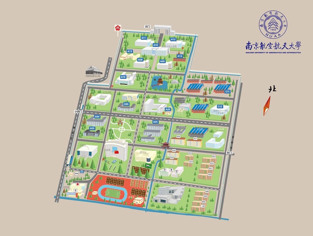 Minggugong Campus Map